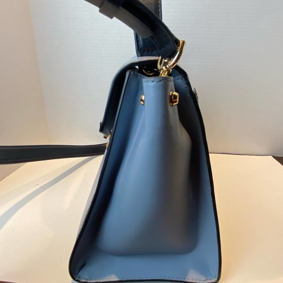 Michael Kors Whitney Blue Leather Handbag - Picture 8 of 16